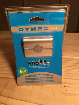 Dynex DX-CR501  6-in-1 Memory Card Reader/Writer Never Been Used - Image 1 of 4