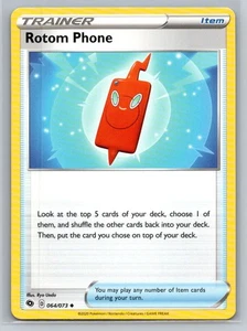 Teléfono Rotom #64/73 Champion's Path poco común - Cartas Pokémon G25 - Imagen 1 de 2