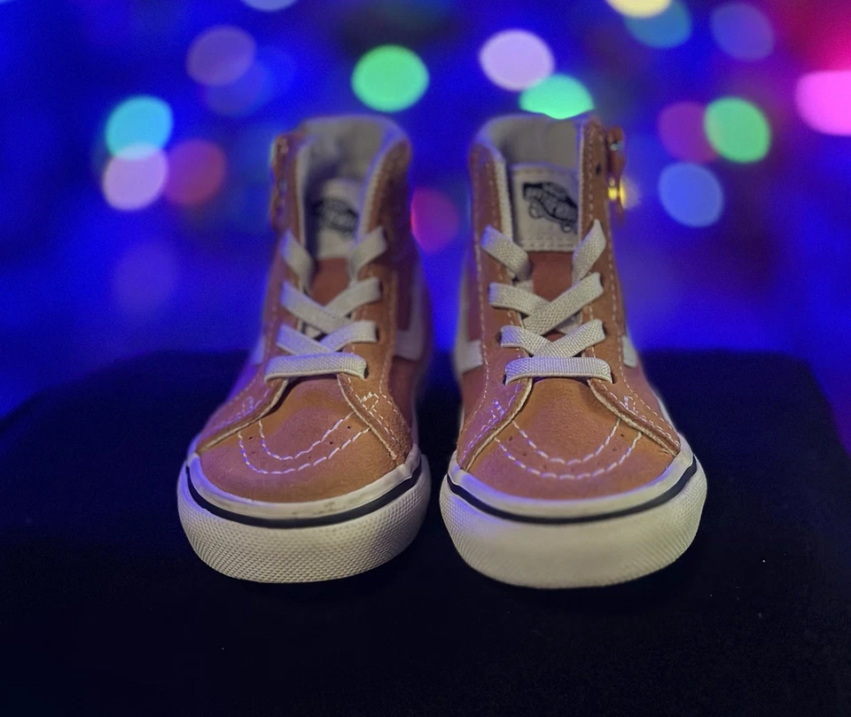 Vans  Sk8-Hi Side Zip ‘Color Theory Sun Baked’ |  VN0009R9BM5  Size 4Y - Image 1 of 4