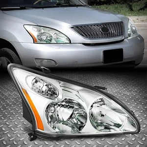 For 04-09 Lexus RX330 RX350 OE Style Right Side Chrome/Amber Headlight Head Lamp - Picture 1 of 8