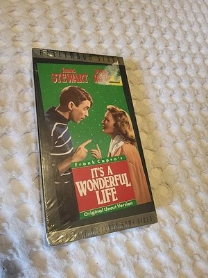 It's A Wonderful Life Original Uncut Version (VHS 1988) Vintage Sealed! - Image 1 of 2