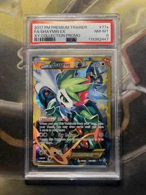 Shaymin EX 077A/108 Alternate Art Holo PSA 8 - Image 1 of 2