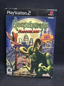 NUEVO PS2 Goosebumps HorrorLand RARO Paquete de Libros Variante con Cubierta Deslizante Playstation - Imagen 1 de 7
