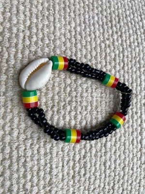 Cowrie Shell Beaded Bracelet - Image 1 of 4