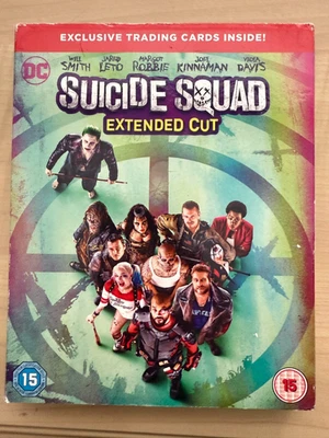 Suicide Squad - Blu-ray. 2 Disc Extended Cut & Theatrical Versions (No Cards) - Image 1 of 2
