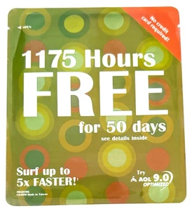 RARE America Online Collectible CD, Vintage AOL Disc in Poly Pouch - CIRCLES - Picture 1 of 2
