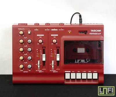 Tascam Porta 02 MKII RED 4 Track Analogue Cassette Recorder - Just Serviced - Image 1 of 4