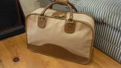 Bolso de Cuero Ghurka No.51 Traveller Vintage TRAVELLER TOTE Marrón Raro Foto 1 de 4