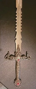 41" Serpent Master Sword Matte Silver finish with Gold Serpents - Picture 1 of 3
