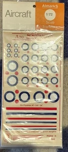 Aircraft Model Decals AlmarkS 1:72 Transfers Decal set per Image - Bild 1 von 1