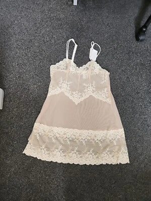 Wacoal Embrace Lace Chemise Semi Sheer Lightweight Nightdress  Nightwear XL - Image 1 of 3