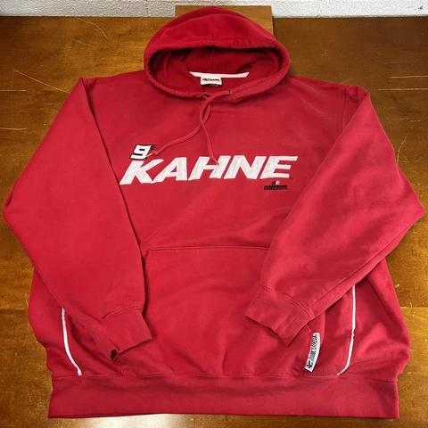 Kasey Kahne #9 Racing Hoodie Mens Large Red Pullover Chase Fleece Cover