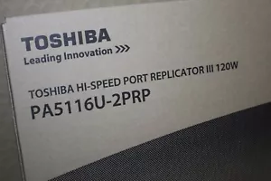 Toshiba PA5116U-2PRP Hi-Speed Port Replicator lll 120W - Bild 1 von 18