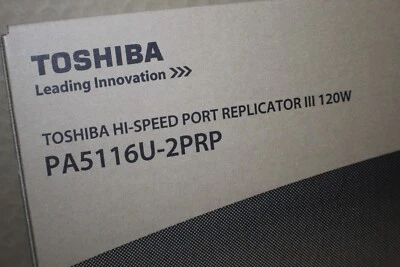 Toshiba PA5116U-2PRP Hi-Speed Port Replicator lll 120W - Image 1 of 4