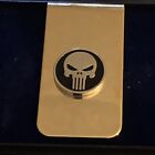 Golden PUNISHER MONEY CLIP IN  Box WITH GIFT BAG NICE!!