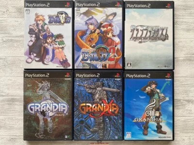 SONY PS2 Eternal Mana 1 2 & Grand Fantasm & Grandia 2 3 & Extreme from Japan - Image 1 of 4