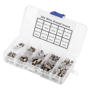 150 Stück M3-M8 Edelstahl Gewindeeinsätze Gewindereparatur Werkzeug Set✈ - Bild 1 von 10