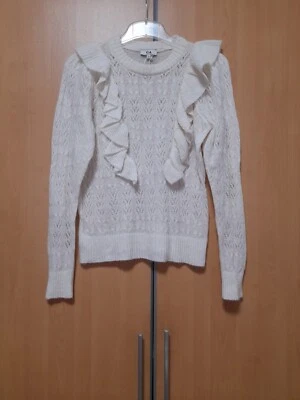 C&A Pullover mit Lochmuster, Gr.XS NEU - Bild 1 von 3