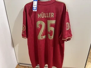 adidas Jubiläumstrikot Trikot 125 Jahre FC Bayern München Gr XXXL NEU Müller 3XL - Bild 1 von 15