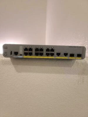 Cisco WS-C3560CX-12TC-S, 12 Port 3560-CX Data IP Base Switch 12 GE - Image 1 of 2