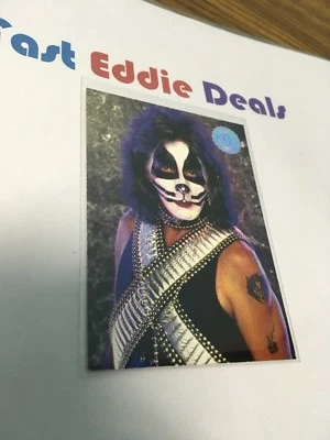 1997 KISSTORY PREVIEW CARD # 9 KISS PETER CRISS REUNION PHOTO KISS ARMY - Image 1 of 2