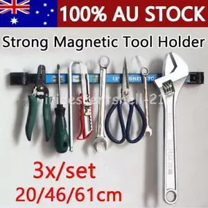 Strong Magnetic Tool Holder Bar Organizer Storage Rack Wall Mounted Work Expert - Picture 1 of 10