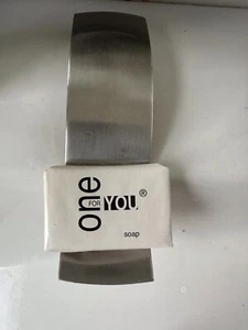 Design schönes Wohnen Bad Seifenhalter Edelstahl Matt von Bergfeld  Schwan - Bild 1 von 2