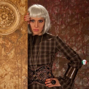 Abito Da Donna Vestito Elegante Comodo Casual Lungo Scozzese Tartan a Quadretti - Picture 1 of 24