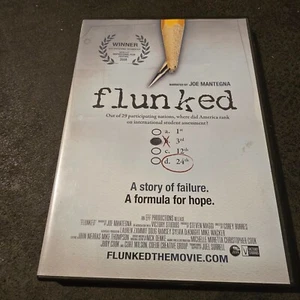 FLUNKED (2008) Joe Mantegna Educational Documentary DVD Movie Rare OOP - Picture 1 of 6