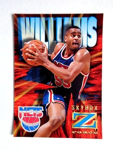 1996-97 SKYBOX Z-FORCE *Z-CLING* PARALLEL #57 JAYSON WILLIAMS NEW JERSEY NETS - Picture 1 of 2