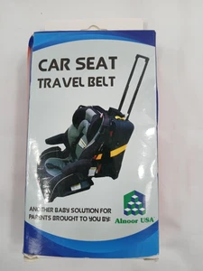 Alnoor Seat Travel Belt * Car Seat Travel Strap For Car Seat Attach Luggage - Picture 1 of 3
