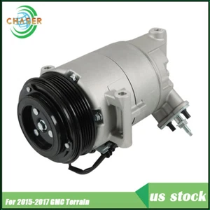 A/C Compressor W/ Clutch Fit For 13-16 Chevrolet Malibu 16-17 Chevrolet Equinox - Picture 1 of 16