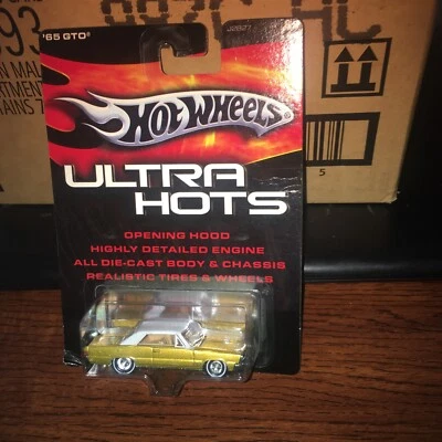 HOT WHEELS ULTRA HOTS 1965 65 PONTIAC GTO GOLD 1:64 CLASSIC DIE CAST CAR - Image 1 of 4