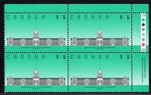 1992 Canada SC# 1183i UR - High-Value Architecture Plate Block M-NH Lot# 3176b - Picture 1 of 1