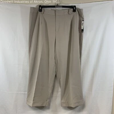 NWT Briggs New York Khaki Women's Dress Pants, Sz. 22W - Image 1 of 3
