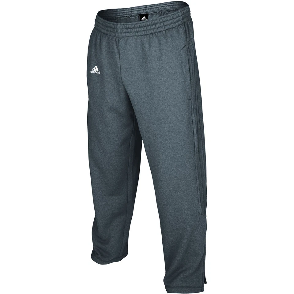 Adidas Women NEW Ultimate Tech Fleece Capri Pants Gray Heather 30'' Inseam - Image 1 of 1