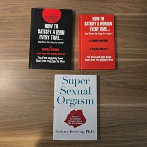 Erotic How to Satisfy a Man/Woman Every Time - 3 books total - Picture 1 of 2
