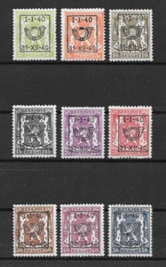 Belgium - Precancel - 1940 - COB PRE437/45** - MNH - - Picture 1 of 1