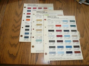 1982 Ford Sherwin-Williams Paints Color Chip Paint Sample - Picture 1 of 1