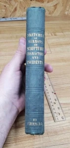 Sketches Of Sermons On Scripture characters and Incidents Jabez Burns 1851 - Picture 1 of 12