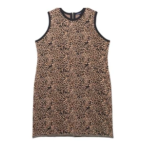 Tommy Hilfiger Sleeveless Knit Sport Dress Animal Print SZ 3X - Picture 1 of 6