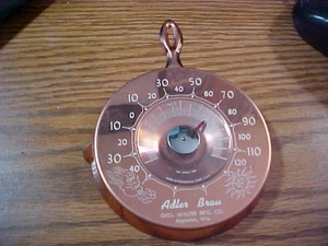 Vintage Geo. Walters Adler Brau Bier Bratpfanne Form Thermometer Appleton Wis Wi - Bild 1 von 7