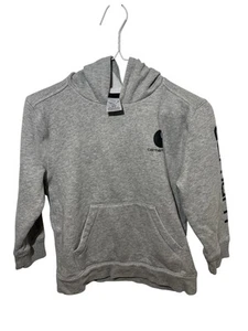 Carhartt Hoodie Sweatshirt - Gray - Youth Size Small (8-10) - Picture 1 of 6