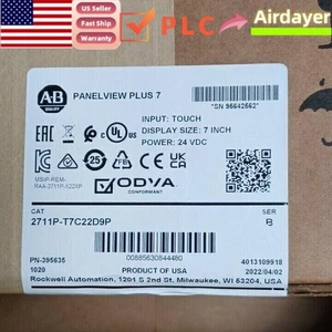 NEW Allen-Bradley 2711P-T7C22D9P PanelView Plus 7 Graphic Terminal US Free Tax - Picture 1 of 7