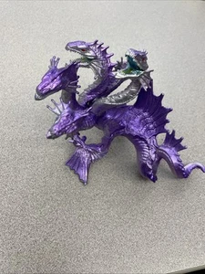 Safari Ltd Metallic Purple Hydra Figure Five Headed Dragon Figure Toy - Picture 1 of 3
