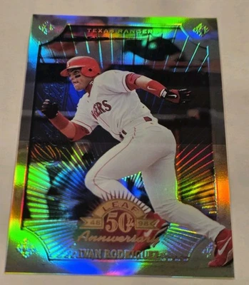 Donruss Collections Prized Leaf 1998 PC251 refractor Iván Rodríguez raro/400 Foto 1 de 3