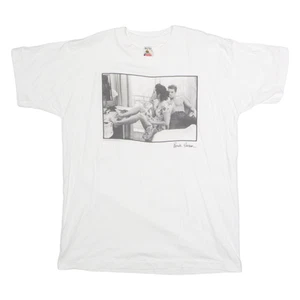 Vintage FRUIT OF THE LOOM Pamela Hanson Herren T-Shirt weiß 90s Crew Neck XL - Bild 1 von 6