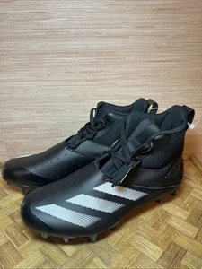New adidas men Adizero Chaos Black Football Lineman Cleats IF5116 size 10-11.5 - Picture 1 of 12