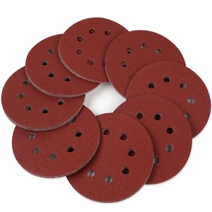 Romeda 50 Stück Schleifscheiben, 5 Zoll 8 Loch Schwingschleifer Schleifpapier, 100...  - Bild 1 von 7