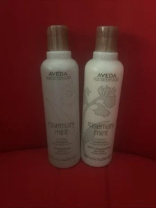 AVEDA ROSEMARY MINT PURIFYING SHAMPOO & WEIGHTLESS CONDITIONER 8.5 OZ LOT OF 2 - Picture 1 of 3